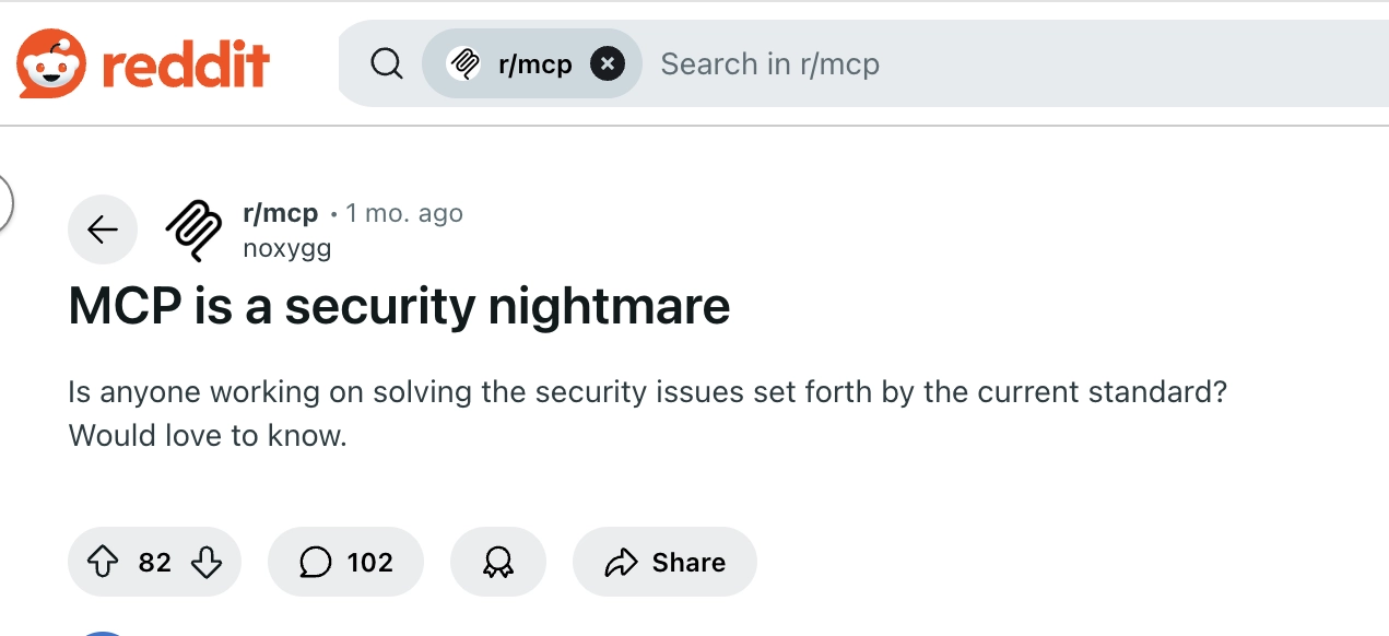 mcp reddit thread